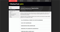 Desktop Screenshot of jobs.harbourfrontcentre.com